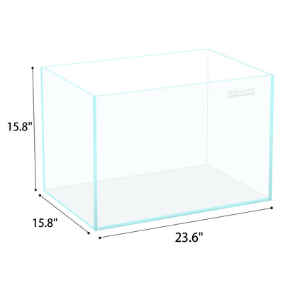Ultra White Clear Glass Low Iron Aquarium Tank 25 Gal