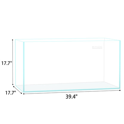 Ultra White Clear Glass Low Iron Aquarium Tank 53 Gal