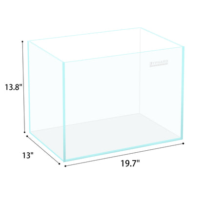 Ultra White Clear Glass Low Iron Aquarium Tank 15 Gal